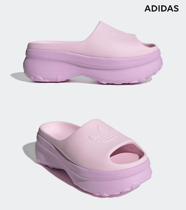 Qoo10 adidas Adifom スタン サンダル ロゴ 厚