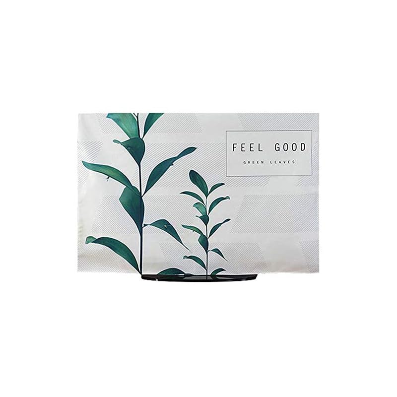 IKENOKOIテレビカバー 防塵カバー 液晶テレビカバー 可愛い 欧米風 60インチ(139X88cm 葉3)