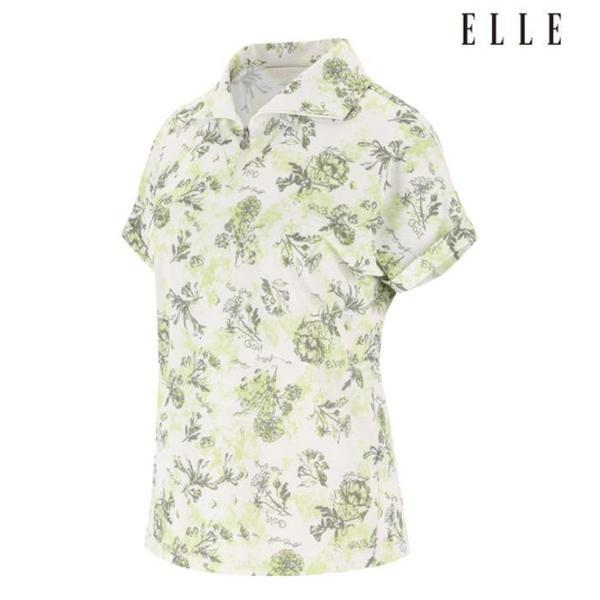 ゴルフセーブゾーン01 女性フラワープリントTシャツ 6L45204 701 (S45879033)