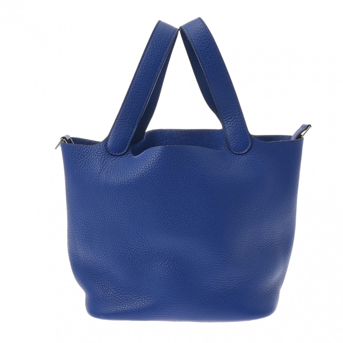 ピコタン ロック MM ブルーエレクトリック T刻印(2015年頃) レディース トリヨンクレマンス ハンドバッグ ABランク 中古 銀蔵