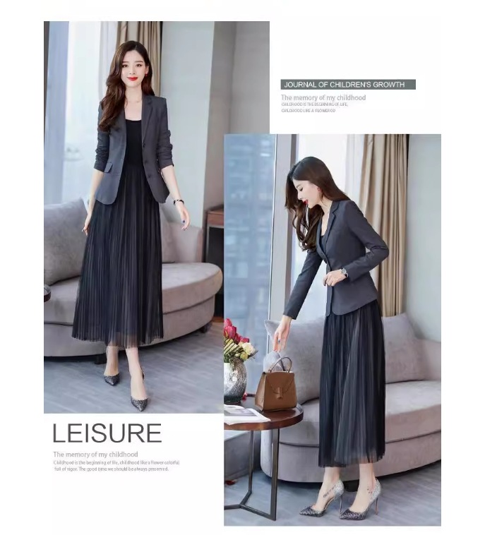 セットアップスーツスカートレディースロングスカートスーツジャケット2点セット3040お洒落ママスーツ入園式卒業式セレモニー