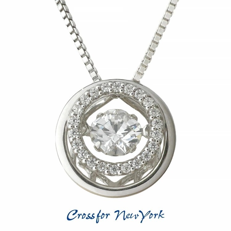 [Crossfor]クロスフォーニューヨークダンシングストーンネックレス