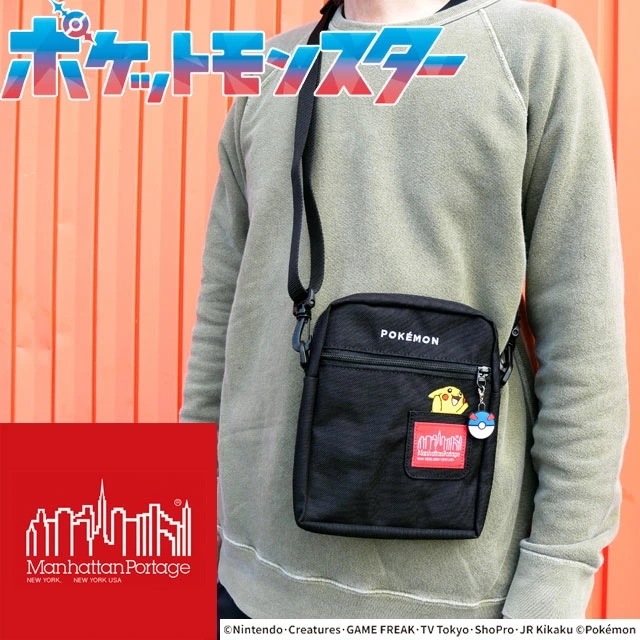 マンハッタンポーテージ ショルダーバッグ メンズ MP1403-PL-2-BP-PKMN25 CITY LIGHTS (SM) W/PL VER 2 BP Pokmon 25 キッズ ジュニア 鞄