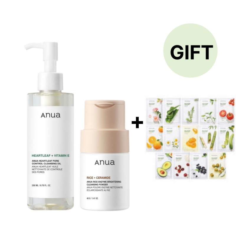 ドクダミ毛穴クレンジングオイル＋米ぬか酵素ブライトニングパウダー40g角質ケア 韓国コスメ 敏感肌にも ドクダミクレンジング, 毛穴ケア, 米ぬか酵素パウダー, 酵素洗顔, ブライトニング, 角質ケア