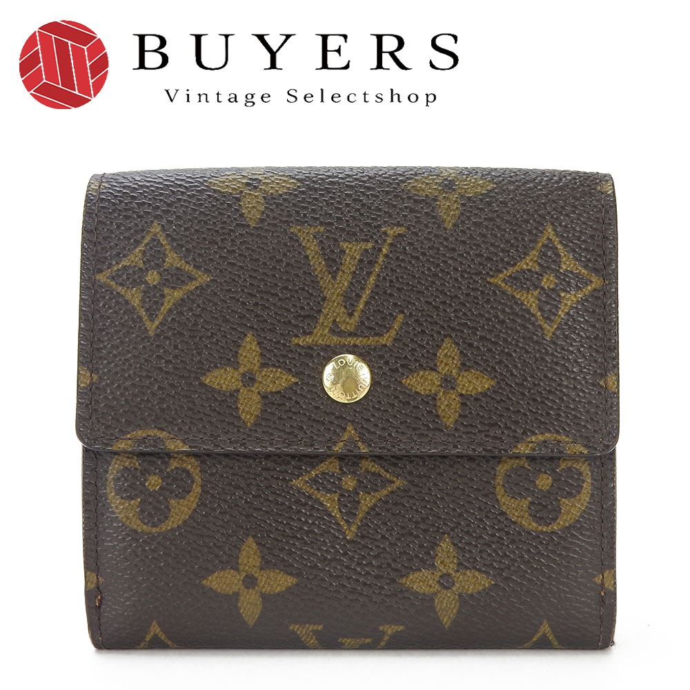 Louis Vuitton LV ルイヴィトン モノグラム Wホック財布 メンズ