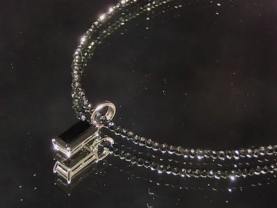 【芸能人御用達】高品質 ブラック ダイヤモンド ネックレス スピネル 2 Qoo10] 芸能人御用達 ブラック ダイヤモンド ネ