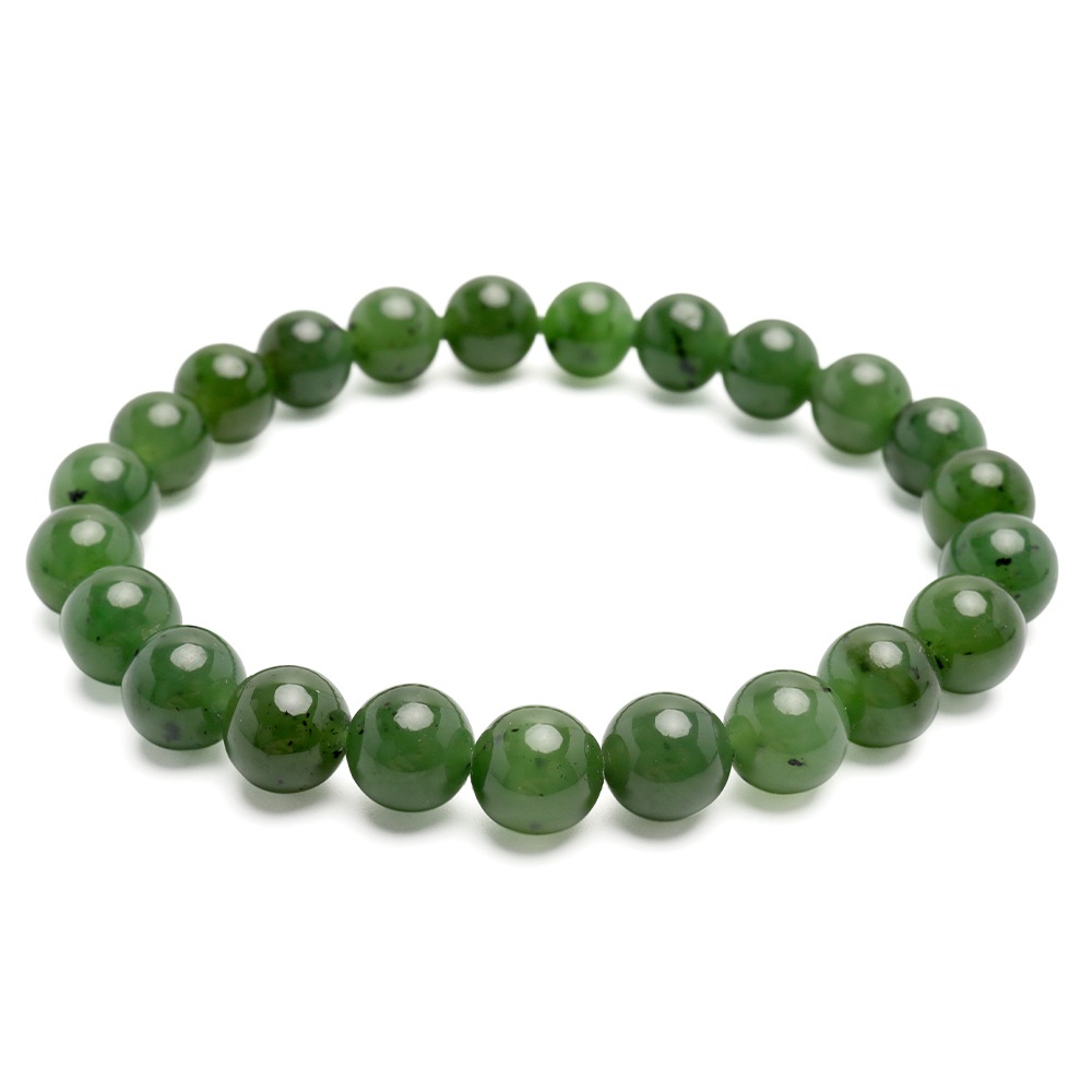 天然グリーンジャスパーブレス 8mm [b896-8mm]