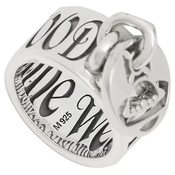 最新デザインの シルバー 指輪 ブルータス アクセサリー リング ヴィヴィアンウエストウッド ホワイト VI メンズ 指輪