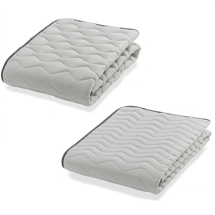 らくピタ LTフィット 羊毛ベッドパッドDLX ダブル D ミディアムソフト ハード ベッドパッド 敷パッド 日本製 洗える ずれにくい