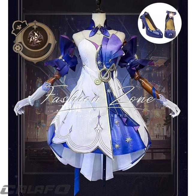 崩壊：スターレイル 風 知更鳥 ロビン Robin コスプレ衣装 ウィッグ 靴 cosplay ハロウィン 演出服 変装