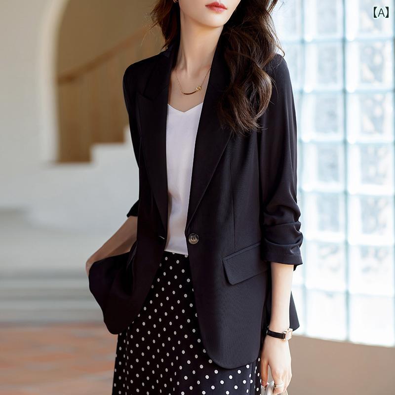 レディース ジャケット テーラードジャケット カジュアル シンプル オフィス ビジネス ブリティッシュ 洗練 大人 女性 ファッション 大きいサイズ 夏