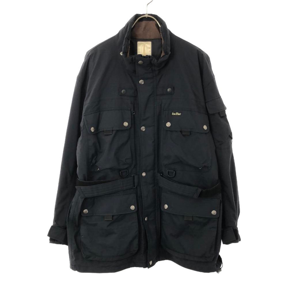 ゴアテックス ロゴワッペン ツアラー ジャケット M ネイビー 裏地付 バイカージャケット メンズ