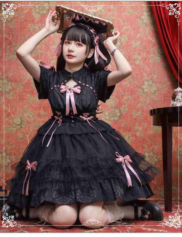 【3日で出荷】コスプレ衣装 メイド服 レディース おしゃれ 可愛い 初心者 セットワンピース ロリータ量産