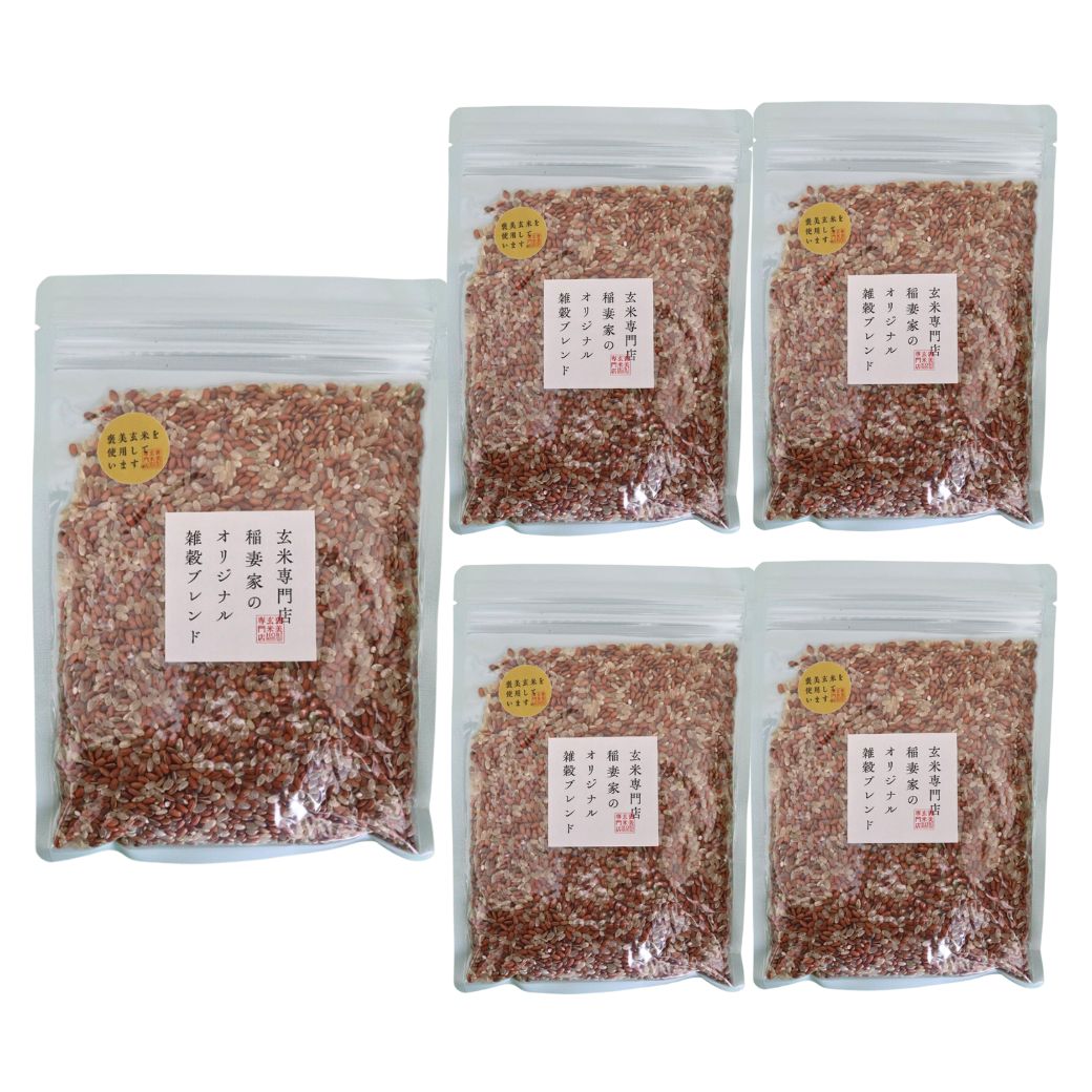 赤米ブレンド 1.5g(300g×5袋) グルテンフリー 雑穀米 国産 雑穀 玄米 赤米 パック 混ぜるだけ 個包装 米 スーパーフード 雑穀まい ざっこく