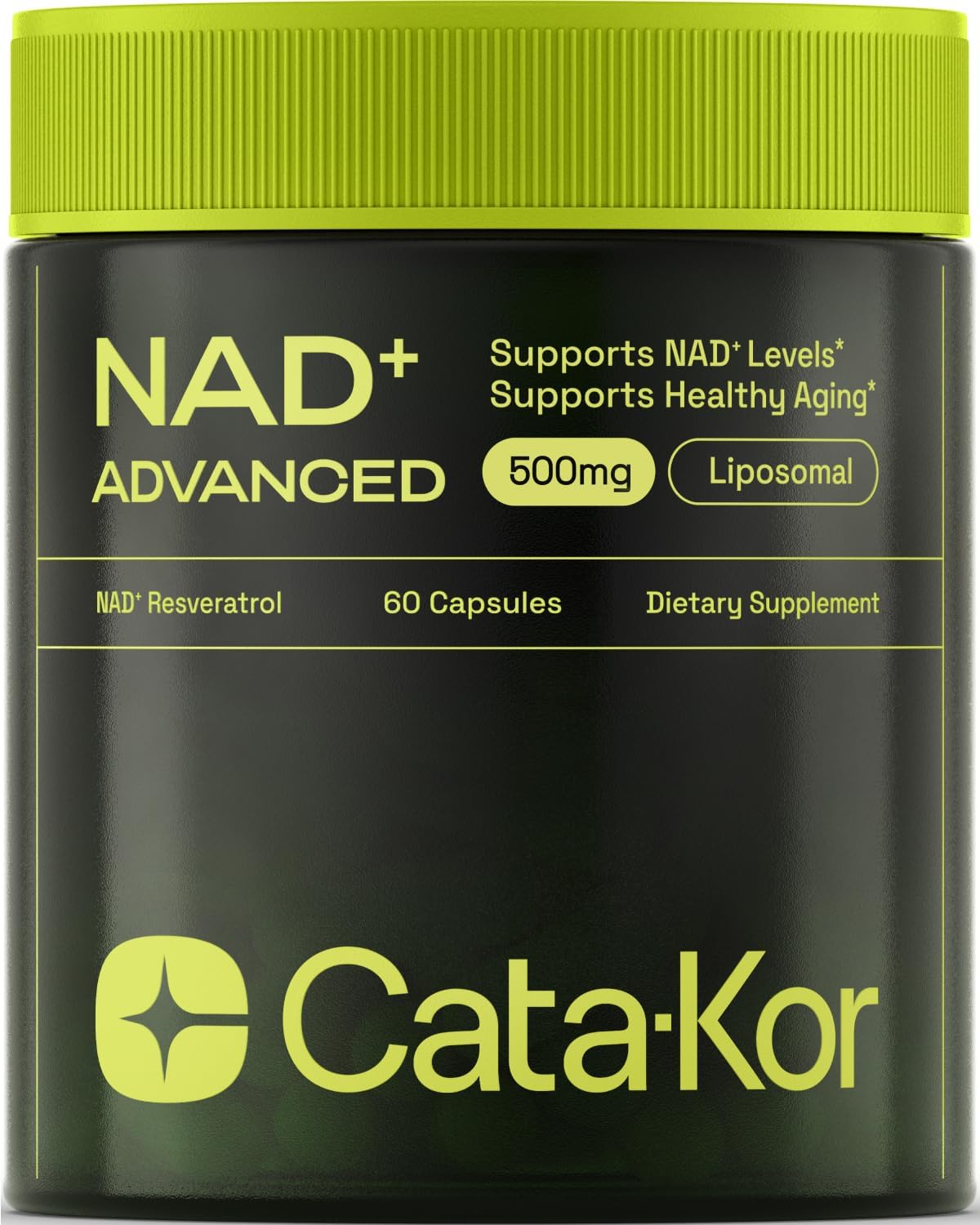 NMN Supplement Alternative - Liposomal NAD with Resveratrol 60 Capsules