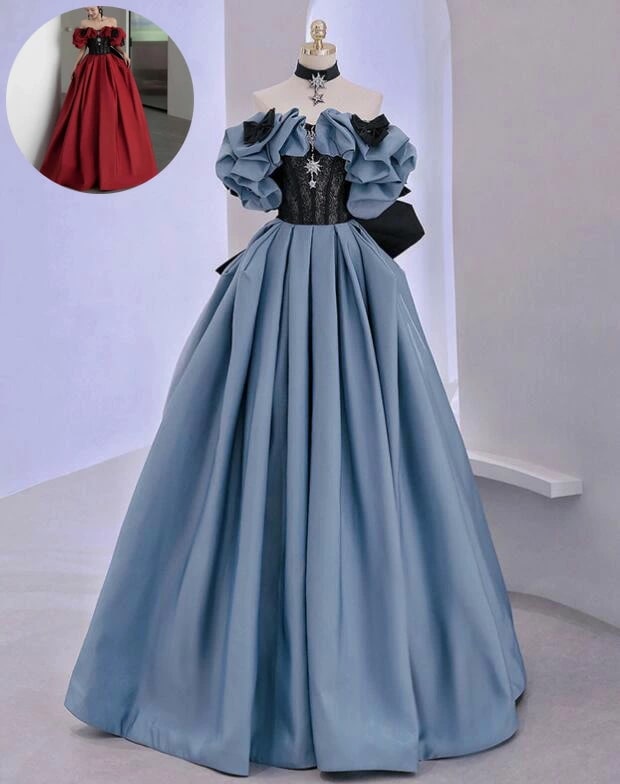 パーティードレス 女性用 披露宴ドレス ロング丈 コンサート 華やか お花嫁ドレス イブイングドレス フォーマルドレス レディース ピアノ発表会ドレス プリンセスドレス きれいめ 可愛い 誕生日会 ワ