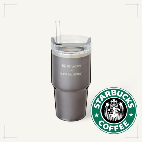 STARBUCKS公式 SS Stanley Signature Quencher タンブラー 591ml