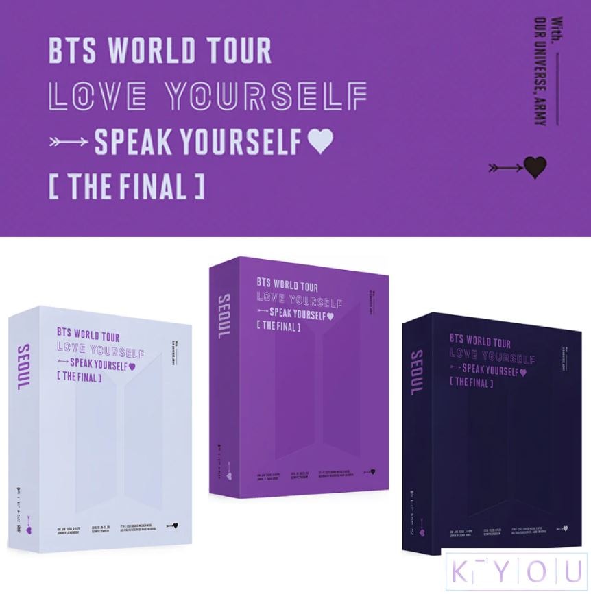 BTS WORLD TOUR ‘LOVE YOURSELF SPEAK YOURSELF’ [THE FINAL] DIGITAL CODE / DVD