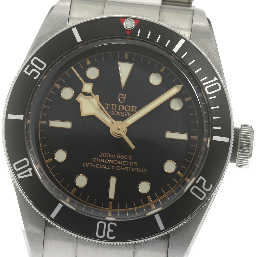 チュードル TUDOR 79230N ヘリテージ ブラックベイ 自動巻き メンズ 美品 内箱・保証書付き_848956【中古】