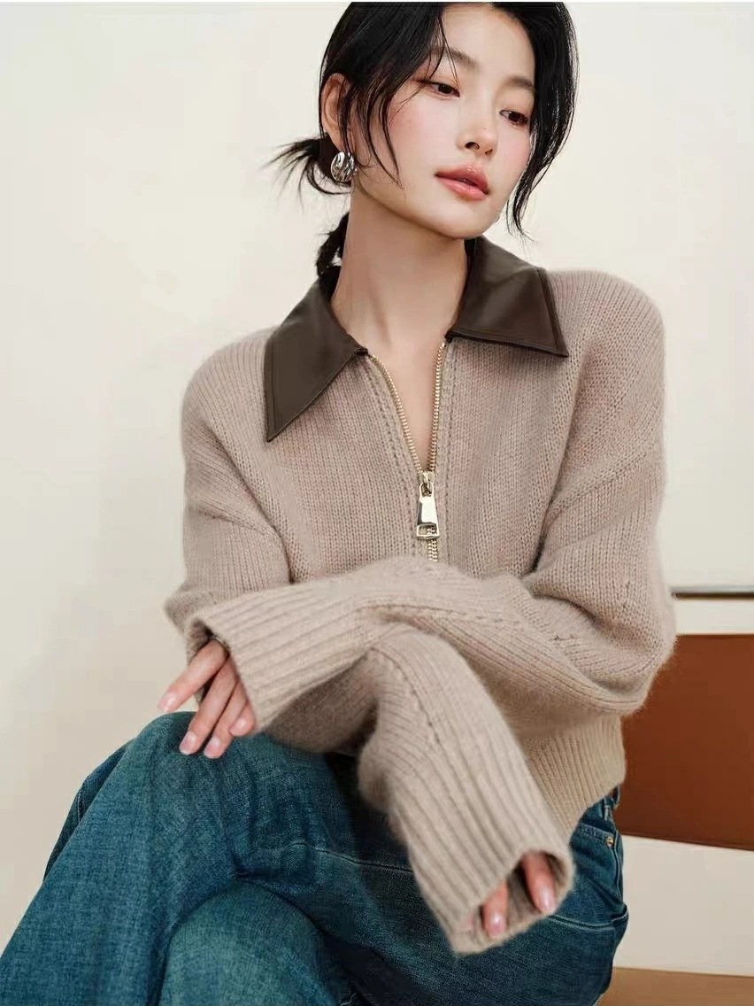 【2024新作】レディース ボアコート 100%オーストラリア産ウール 防寒 ゆったりフィット 長袖 襟付き ボタン付き 秋冬用 ミルクホワイト/コーヒーブラウン サイズM/L【LPIUTY】