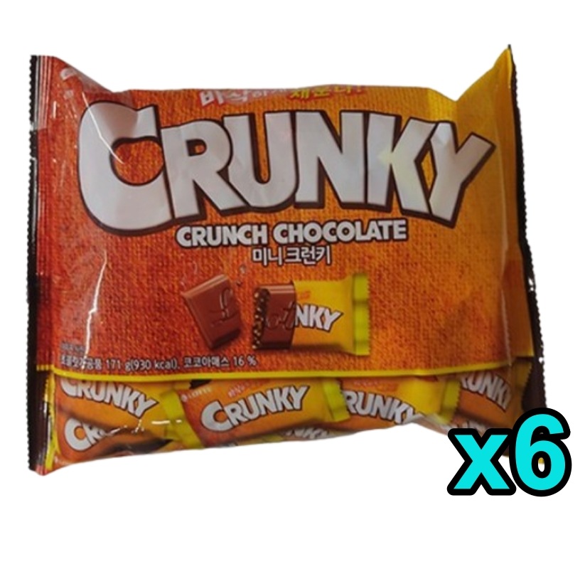 クランキーボール ミニクランチチョコレート171gX6個