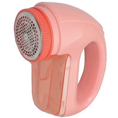 他サイト： ファイン 目詰まりしにくい毛玉取り 替刃付き よくとれる 電池タイプ 毛玉クリーナー ワイドヘッド（ピンク）FIN-1000PKの商品画像