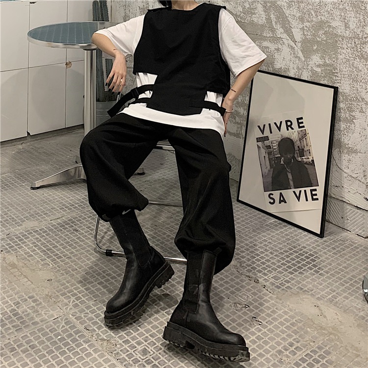 快適である Tシャツ ベスト カジュアル 怠惰な風 半袖 夏 Insスタイル Ol 気質 着まわし抜群 肌にやさしい トレンド 気質 ヒップホップ レディース メンズ ピュアカラー 2点セット Tシャツ 通販でクリスマス Www Quartzhotel Mx