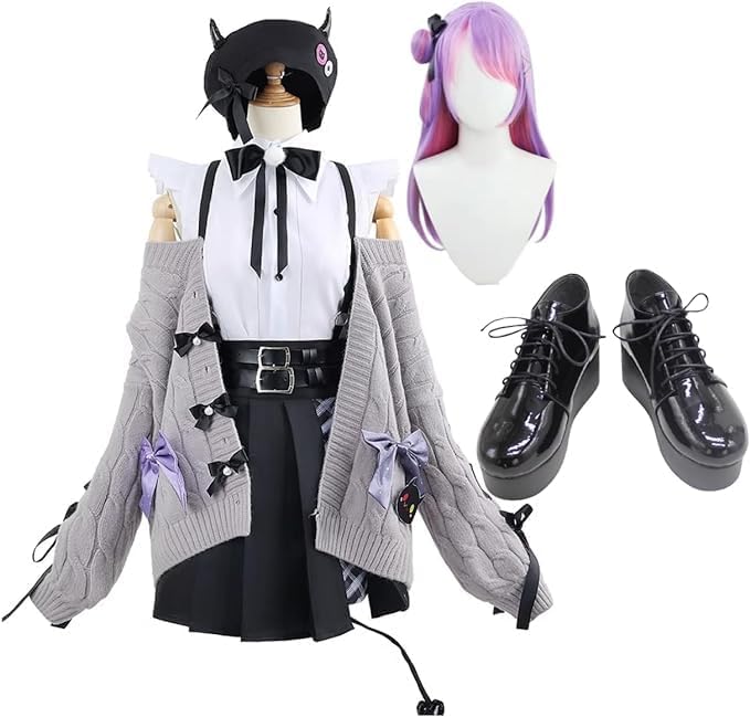 常暗永遠 常闇トワ コスプレ衣装 バーチャルYouTuber VTuber 変身 仮装 変装 文化祭 学園祭 ウィッグ付き ハロウィン クリスマス 誕生日 忘年会 学園祭