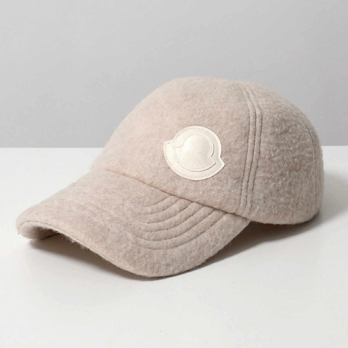 MONCLER モンクレール ベースボールキャップ BASEBALL 3B00055 597WT レディース ポリエステル ウール アイコンパッチ 帽子 21L