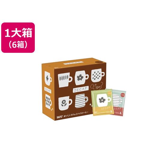 UCC おいしいカフェインレスコーヒー ワンドリップコーヒー コク深め 50P *6 UCC 351189