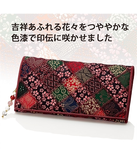 長財布 印伝長財布　花雅