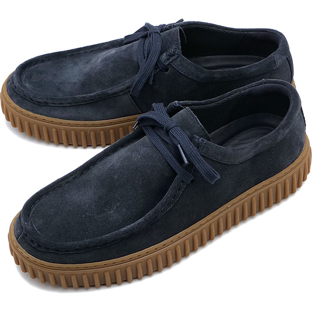 トールヒル ロー [26179708] M Torhill Lo メンズ 靴 男性用 スエード モカシンシューズ 厚底 Navy-Suedeその他