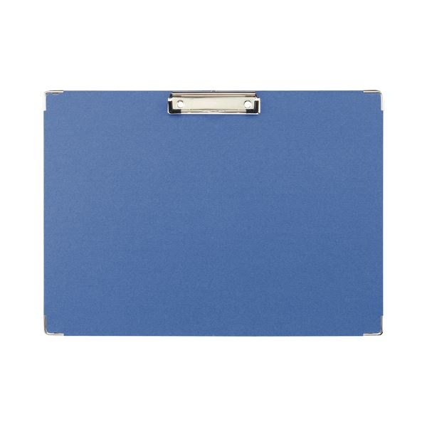 （まとめ）TANOSEE 用箋挟 A3ヨコ ブルー1セット（20枚）[x3セット]