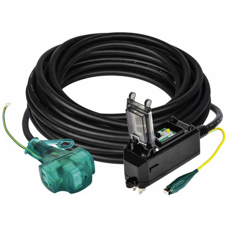 日動工業　NICHIDO プラグインポッキンブレーカ 漏電保護専用 10m　PIPBEB10ES