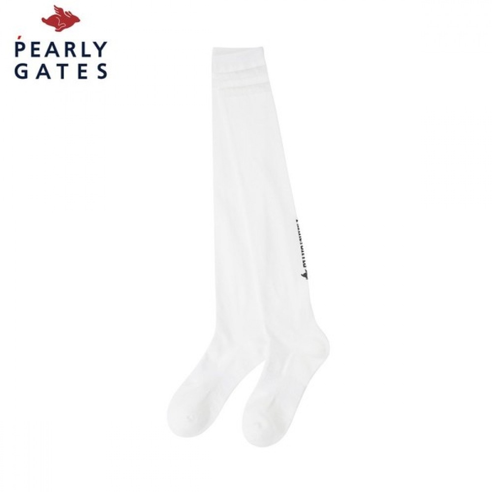 (パリゲイツ) 女性用チュールブロックロゴニーソックス