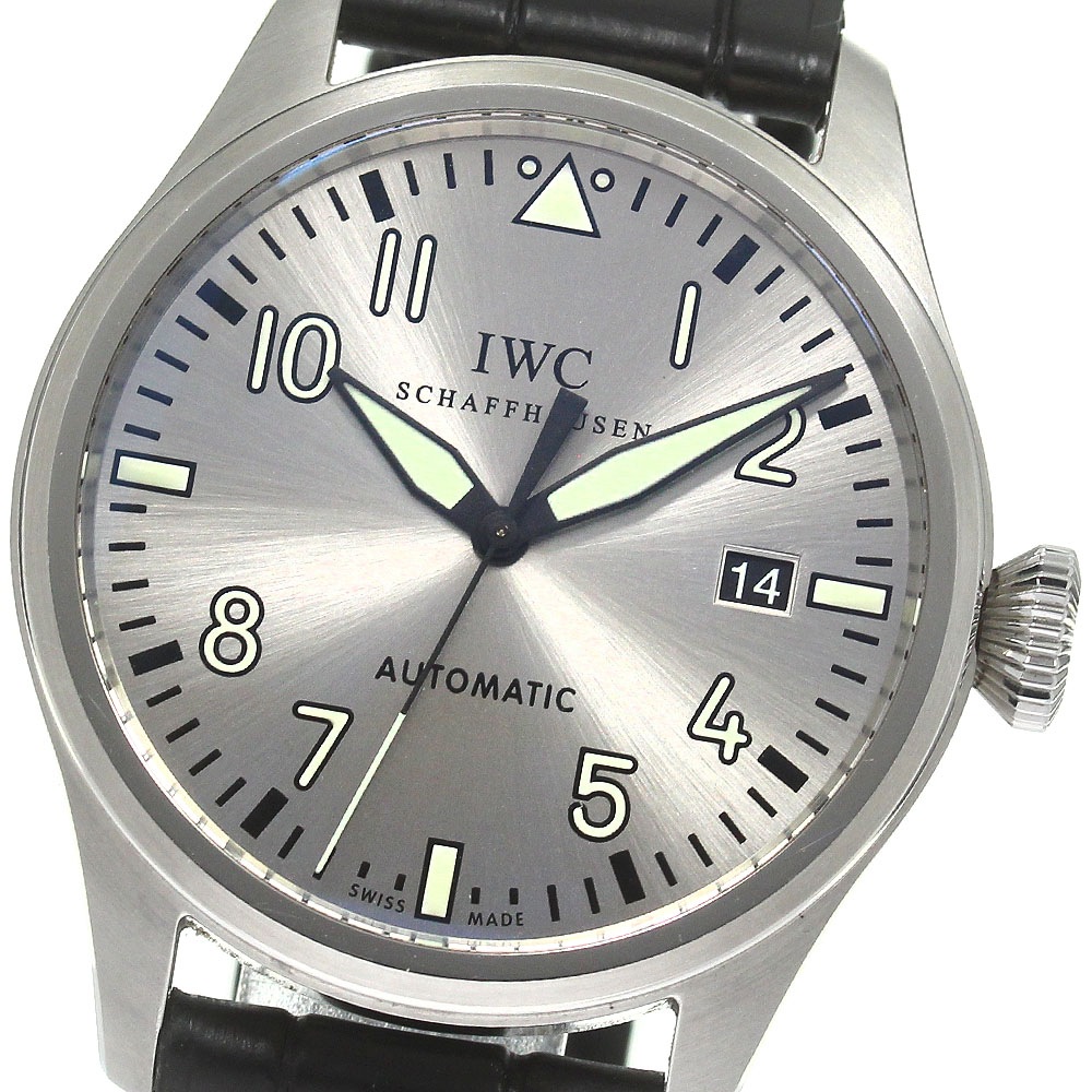 IWC SCHAFFHAUSEN IW325519 パイロットウォッチ マークXVI ファザー＆サン 自動巻き メンズ 良品 保証書付き_819678【中古】