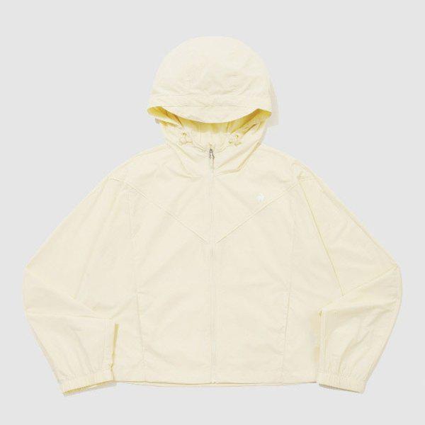 ジャケット VQA QR222OJK41-WYL 女性用シェードオン 軽量ウーブンルーズフィットジャケット / ホワイトイエロー