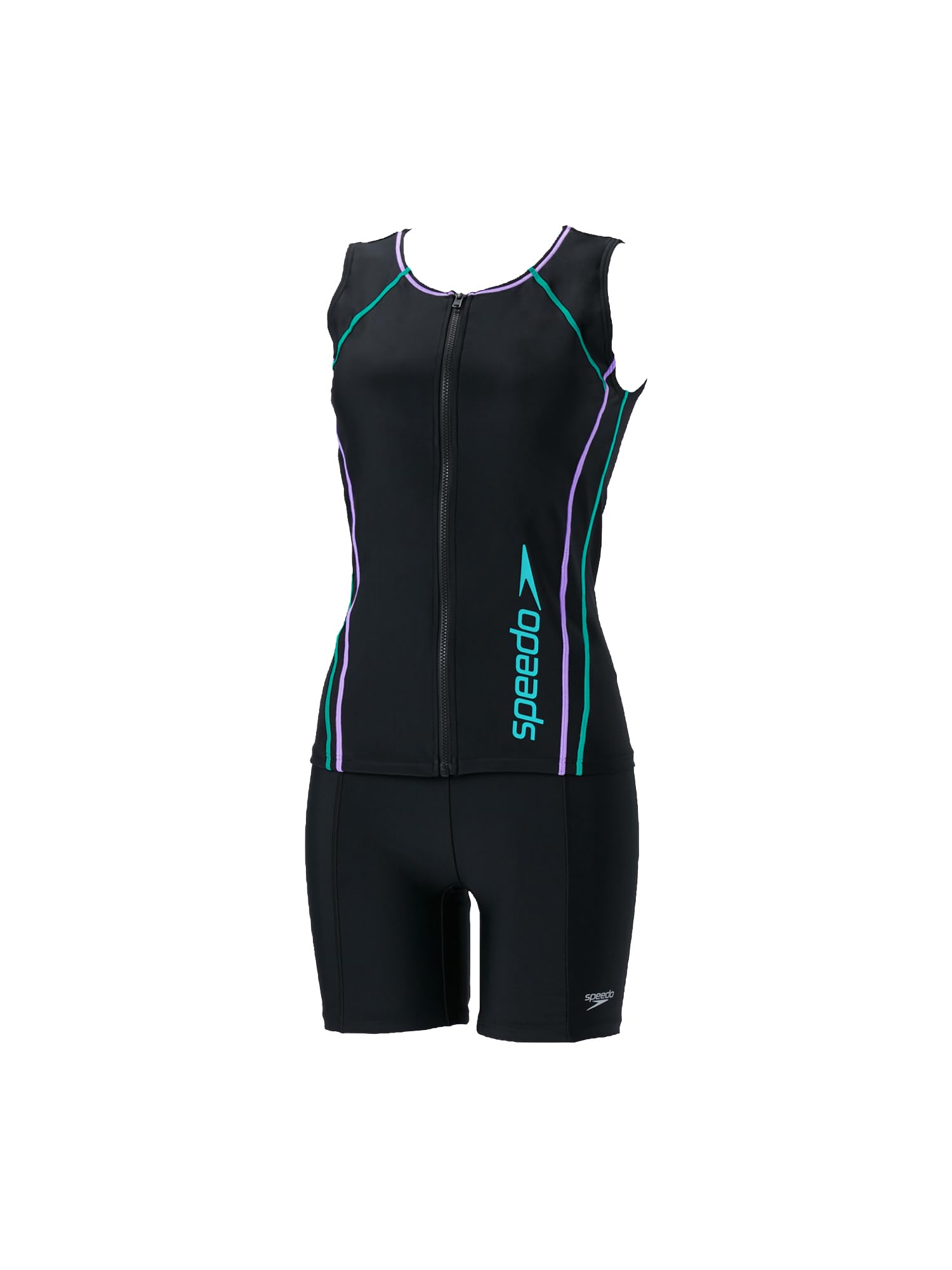 [スピード] フィットネス水着 Womens Separates V ウイメンズセパレーツ5 レディース ブラック/ミント M