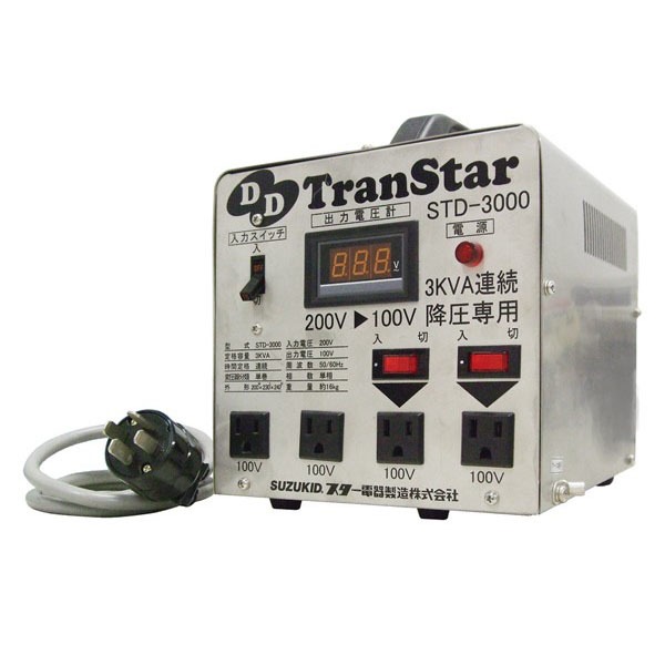 スズキッド STD-3000 [DDトランスター 変圧器（トランス）] 29,003円
