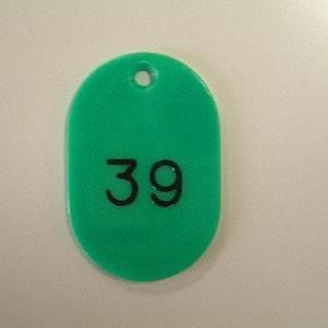 （まとめ買い）番号札 番号入[x小1-100] 緑 CR-BG31-G 00031255 [x3]