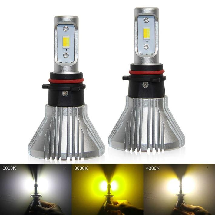PSX26W LED フォグランプ イエロー ホワイト 2色 切替 PS26W トヨタ 混合色 3パターン 無極性 高輝度 ヒートシング放熱 防水性 2年保証 2本セット