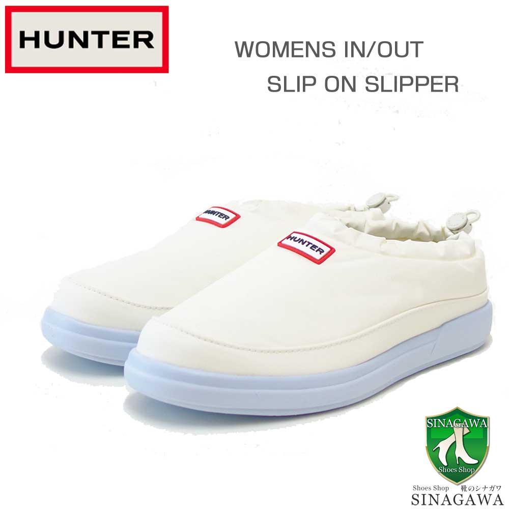 ハンター HUNTER WFF3100WWU（レディース） レディース イン/アウト スリップ オン スリッパ （カラー：フェスティスカイ / シェイデッドホワイト ） サボ ラバーソール 室内履き