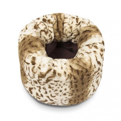 P.L.A.Y. スナッグルベッド L レオパードブラウン