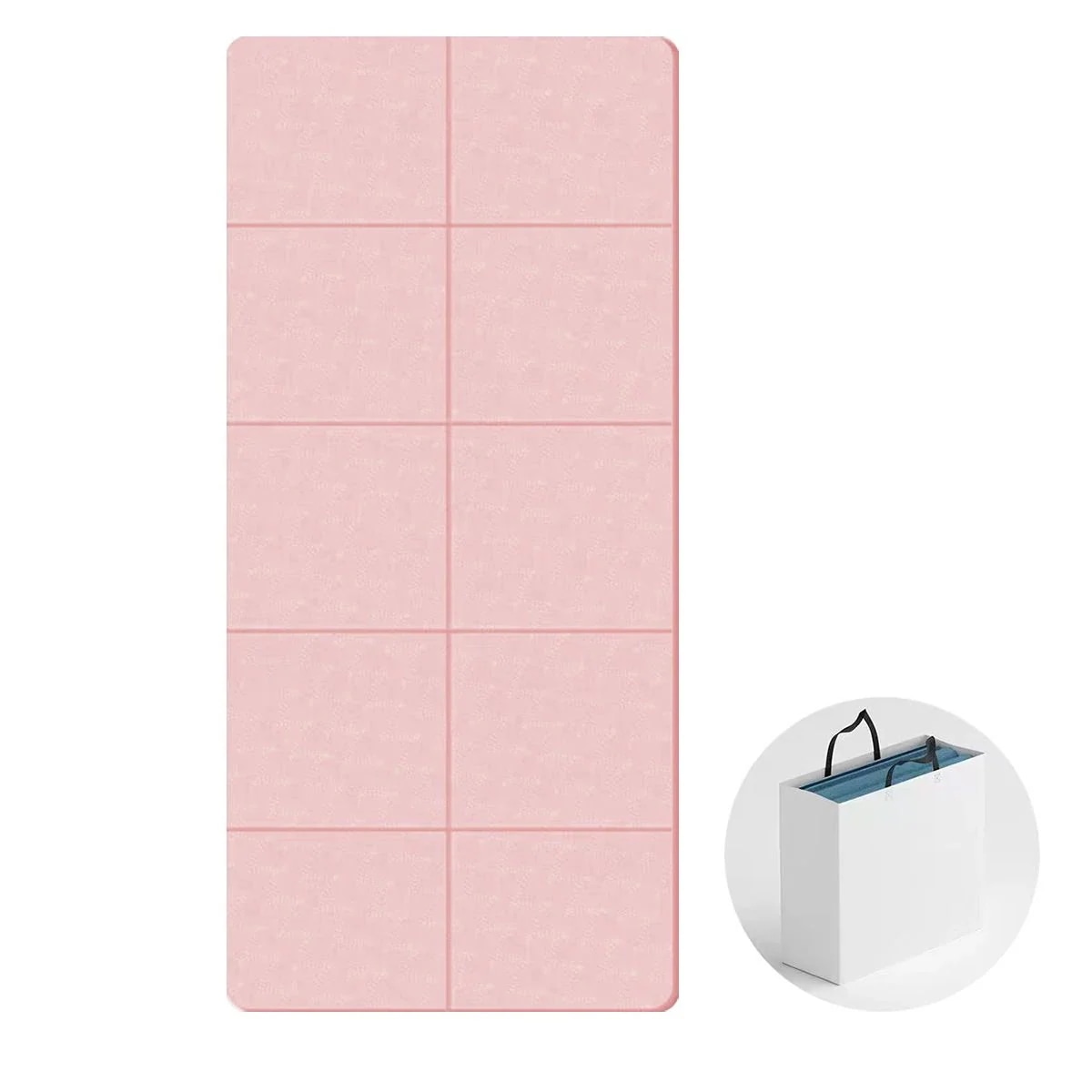 折りたたみヨガマット ヨガマット 厚手 ヨガマット ポータブル無臭フィットネスマット TPE 折りたたみ 防音・ノンスリップ縄跳びマット ヨガマット