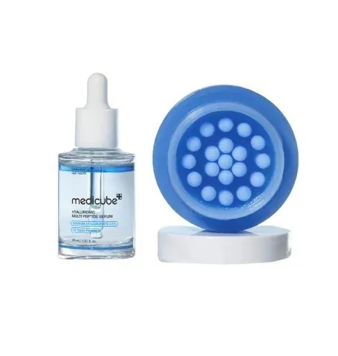 [新作](ヒョクpick)2点セット ヒアルロン酸マルチペプチドアンプル 30ml+ヒアルロン酸水分カプセルクリーム 55g #panthenol