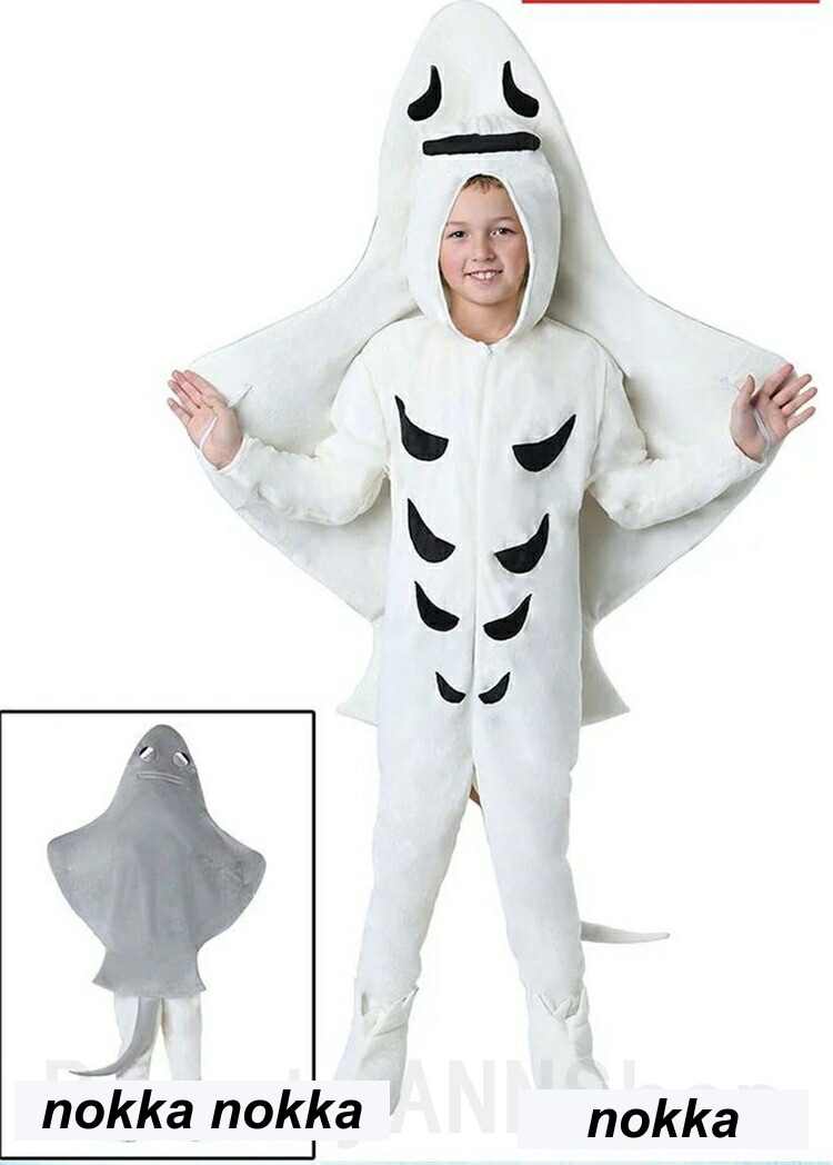 新生活 ハロウィン衣装 うみ マンタ 親子 父母 子供 動物服 コスプレ クリスマス イベント 幼稚園