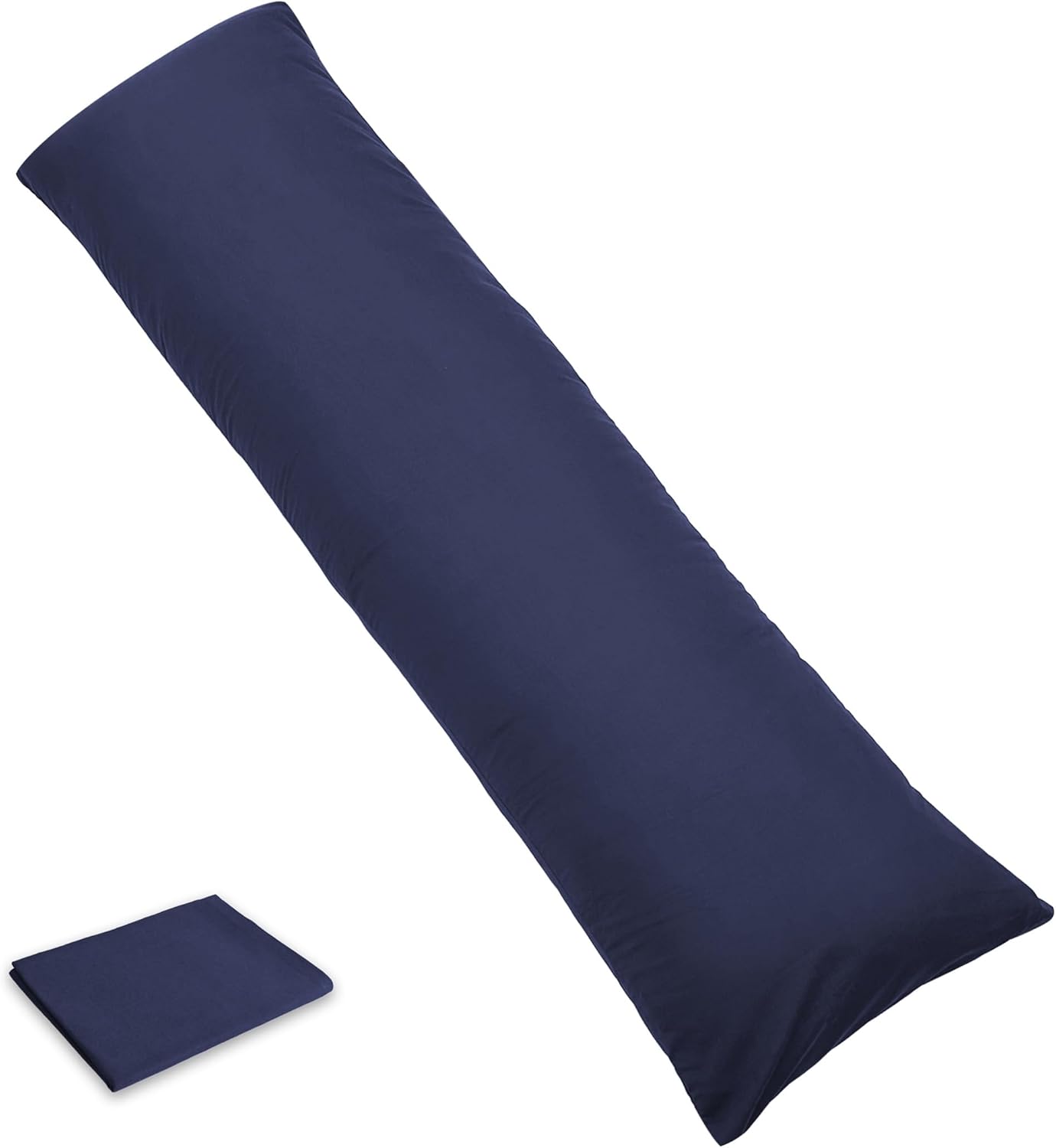 整眠ラボ 抱き枕 日本製 ロング枕 だきまくら 男女兼用 ふわふわ 肌に優しい 寝心地良い 洗える160 cmx43cm ブルー(カバー2枚付き160cm) 5,863円