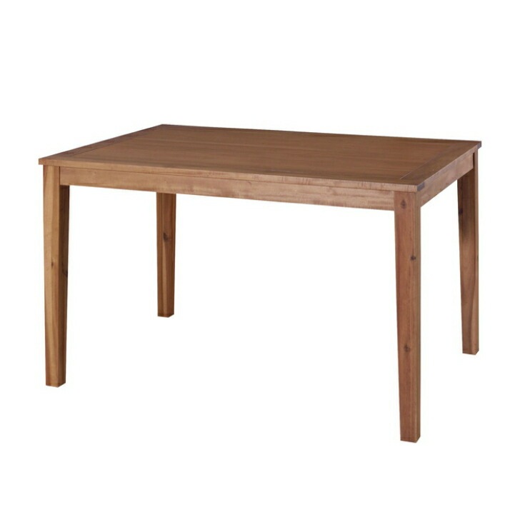 アルンダダイニングテーブル 天然木 アカシア 食卓机 NX-712 ナチュラル シンプル ２人掛け