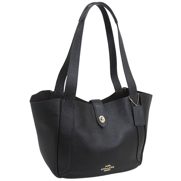 コーチ バッグ レディース トートバッグ アウトレット レザー ブラック ハドリー ターンロック トート バッグ CAL17IMBLK COACH