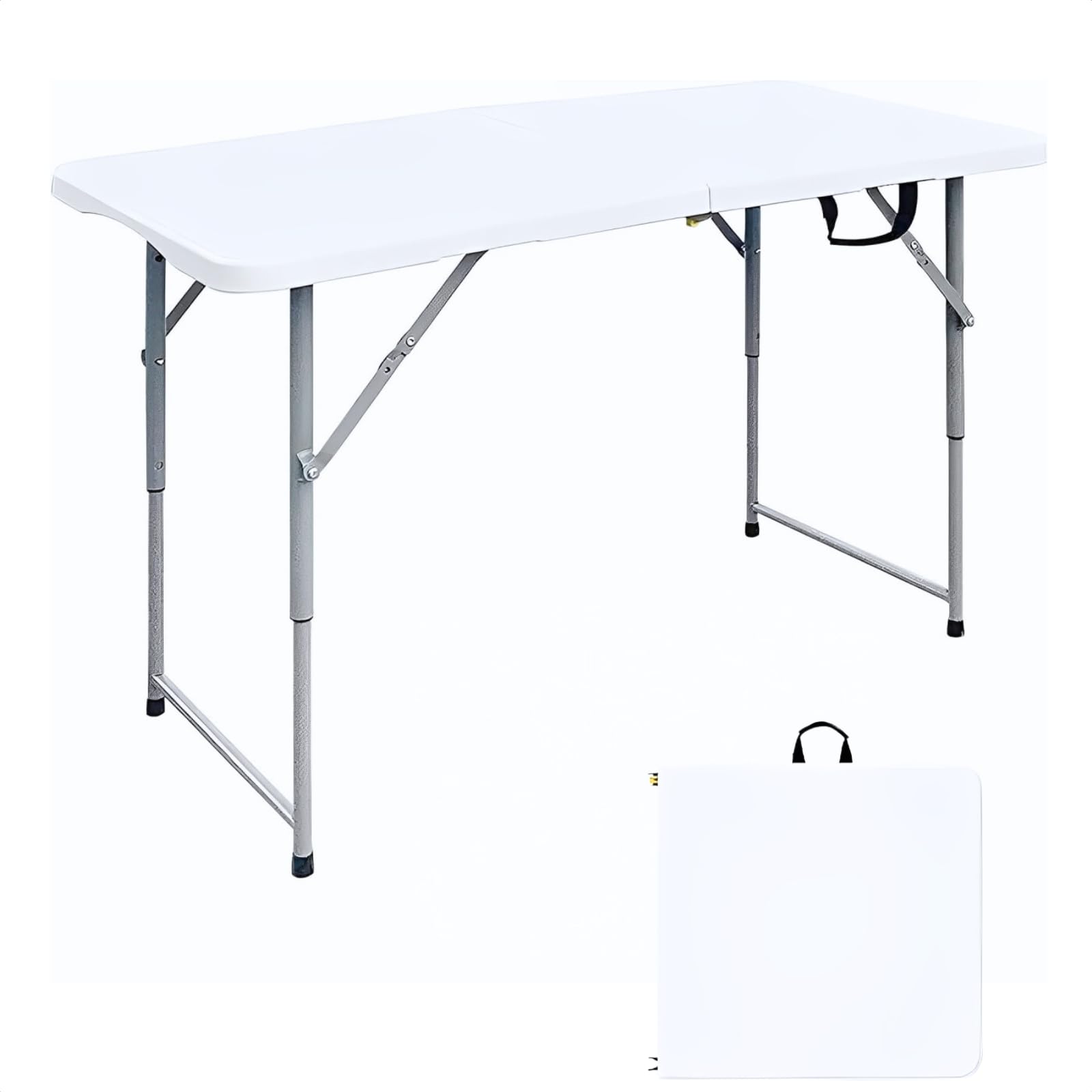 作業台 ワークテーブル 折りたたみ 幅120cm×奥行60cm×高さ48~74cm 3段階調整 軽量 アウトドアテーブル 屋外 屋内 兼用 7,552円